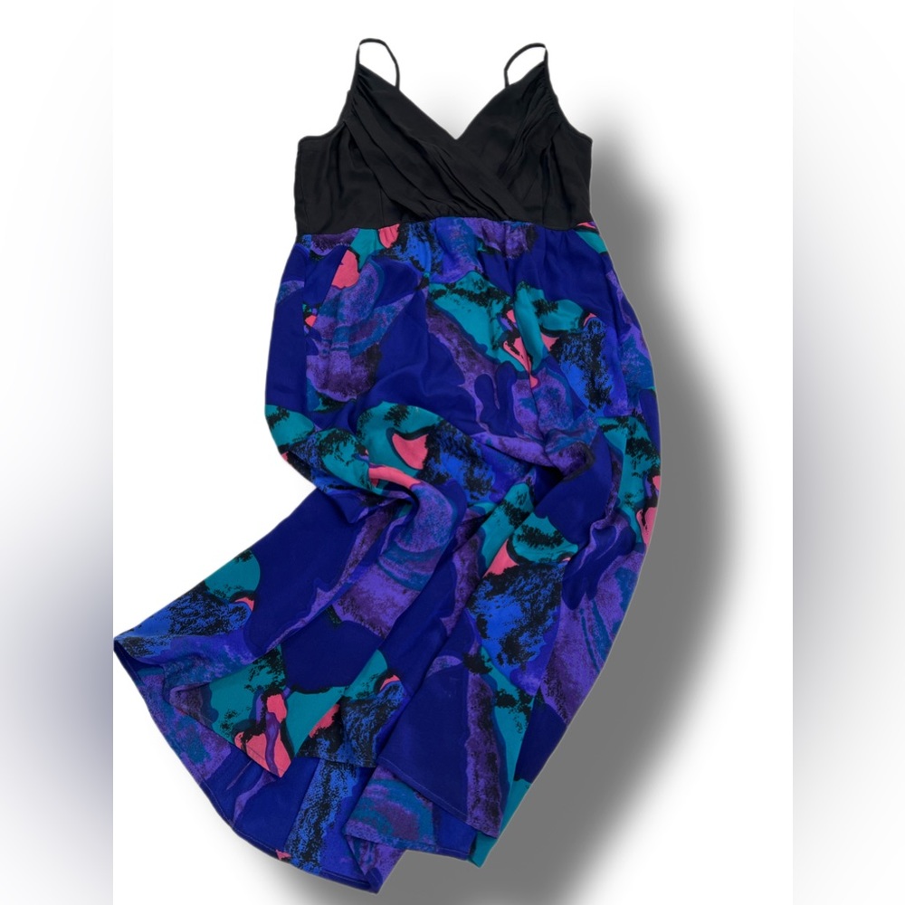 Yumi Kim Black and Blue Dress - Picture 5 of 16